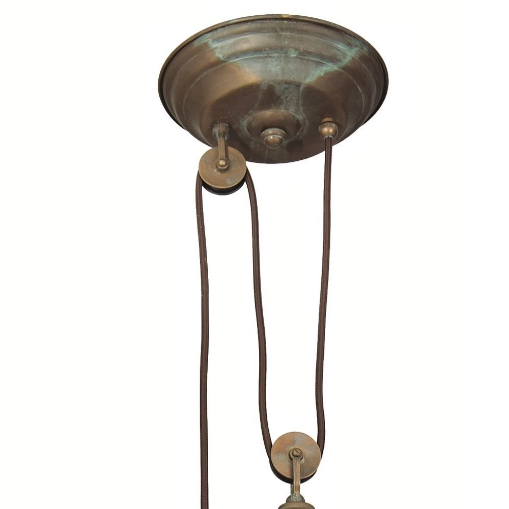 Veranda hanglamp Veranda 4 32cm koperbruin Franssen 8021035005763