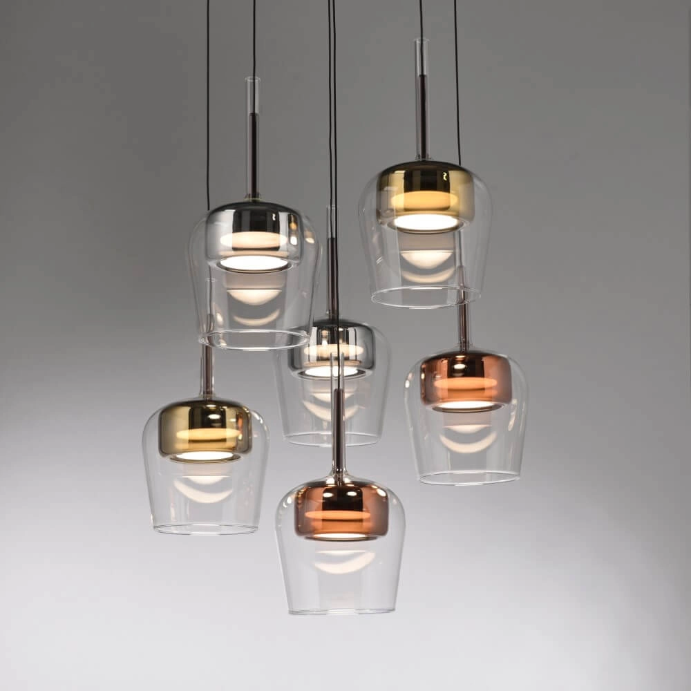 6-lichts hanglamp Q-Kon meerdere kleuren Paul Neuhaus 4012248383872