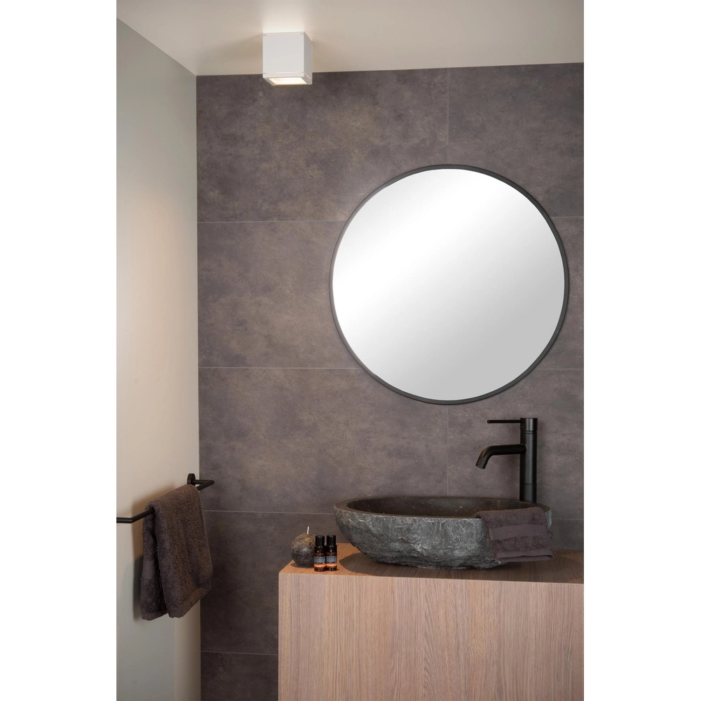 Vierkante plafondspot Aven badkamer IP65 wit Lucide 5411212221469