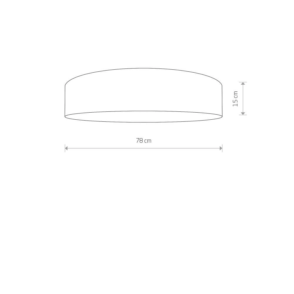 Crème plafondlamp Turda Ø 78cm Lyora 5903139895897
