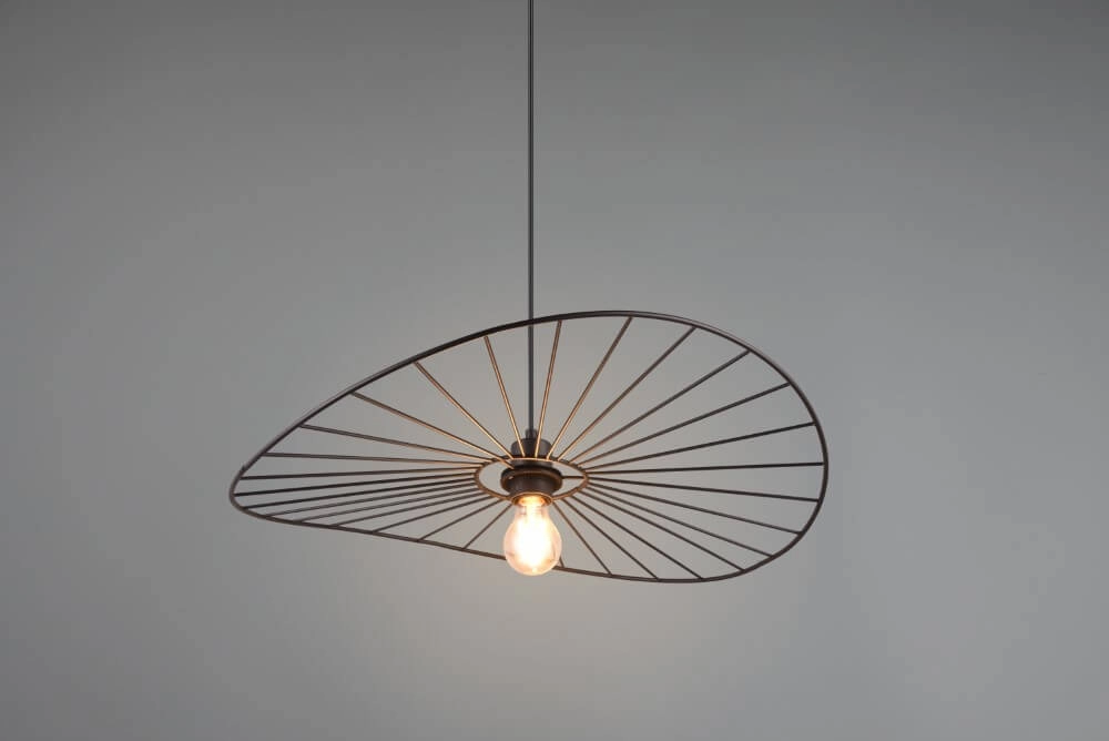 Hanglamp Chapeau zwart Trio 4017807574081