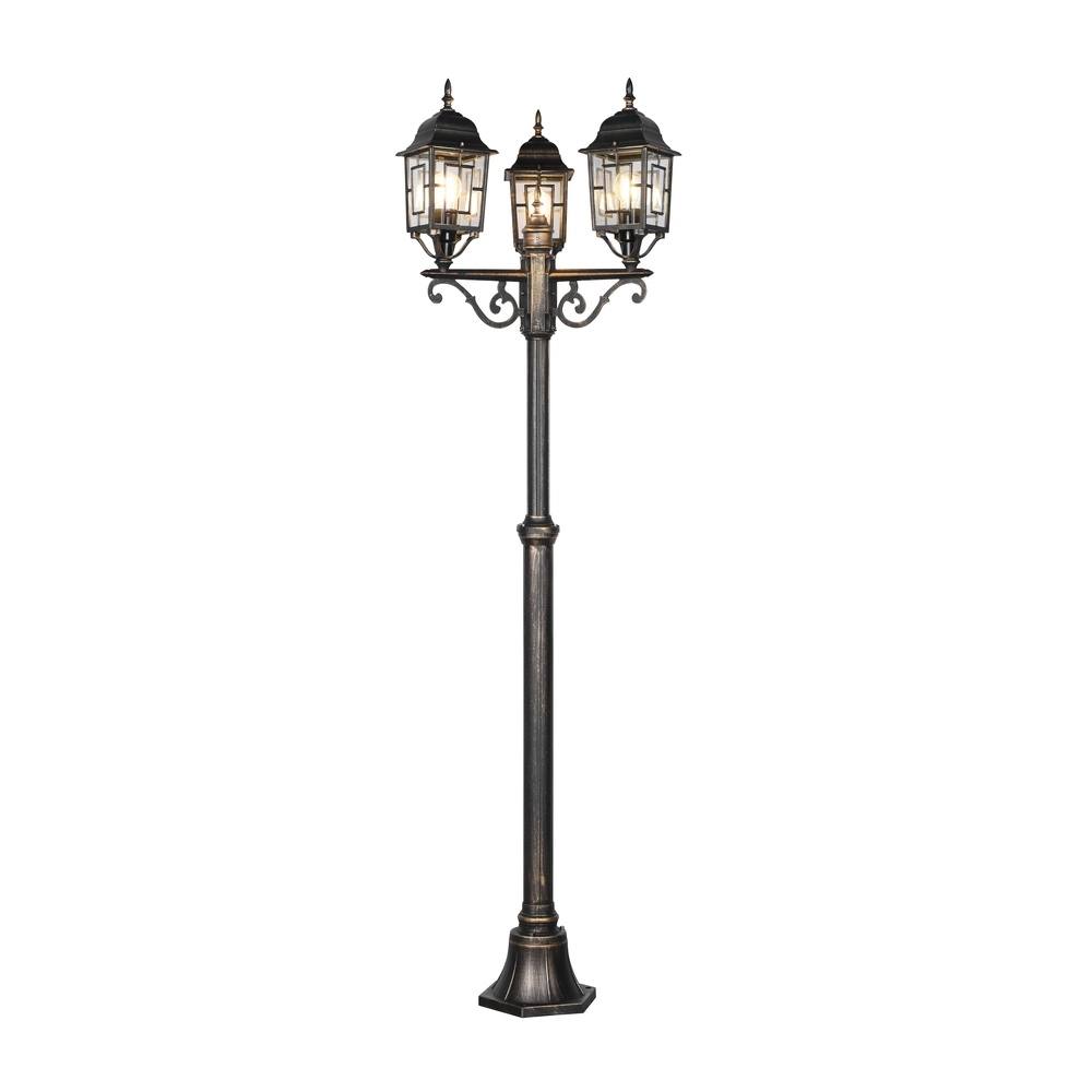 Lantaarn Volturno 3 kroon antiek bruin