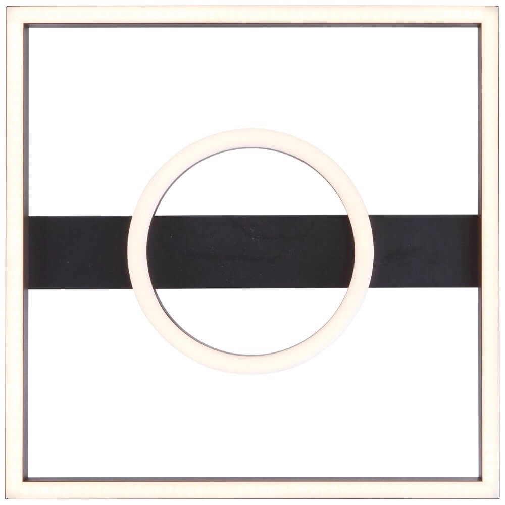 Plafondlamp Maureen 40 x 40cm zwart Brilliant 4004353420108