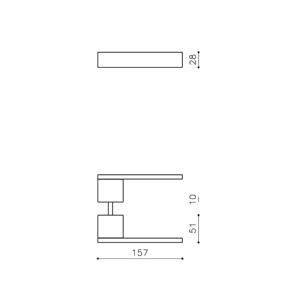 Design deurklink Total antraciet Olivari 8714186477465