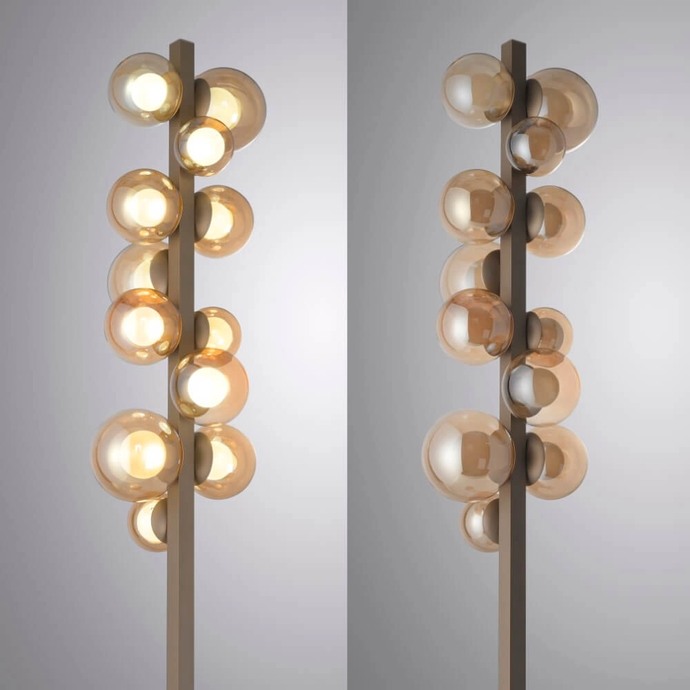 Bronzen vloerlamp Pure Popup design Paul Neuhaus 4012248385654