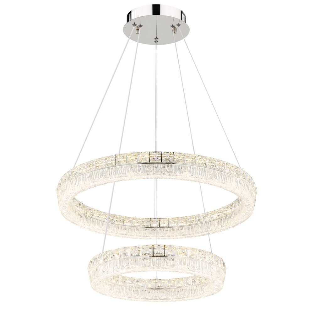 Hanglamp Laurel chroom Ø 60cm