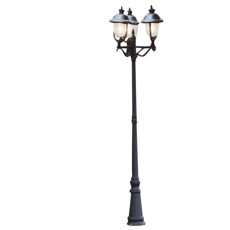 Terraslamp Parma 218cm rvs met zwart