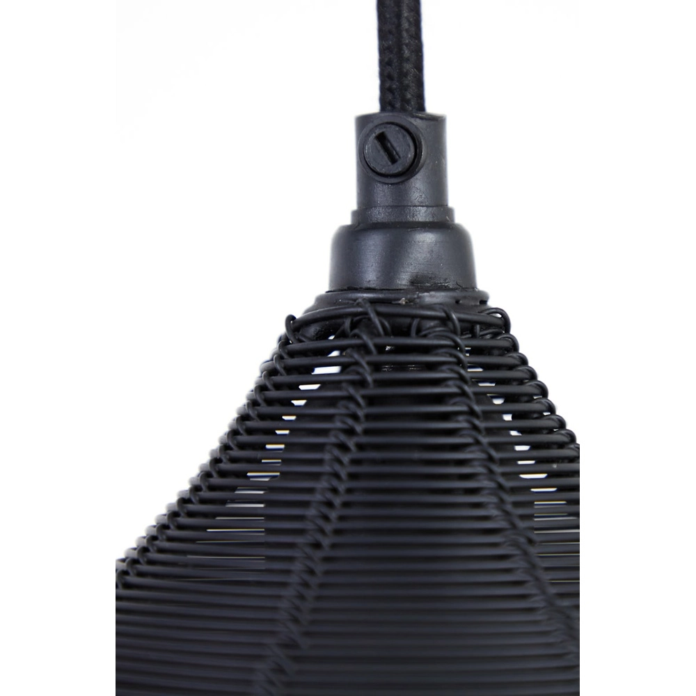 Hanglamp Alvaro 5-lichts zwart Light & Living 8717807635619