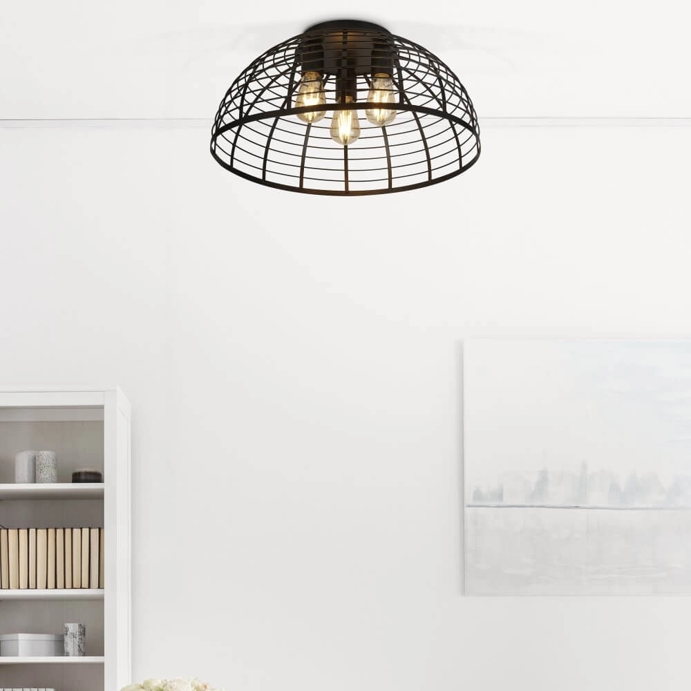 Industriële plafondlamp Vision Ø 40cm Searchlight 5053423227603