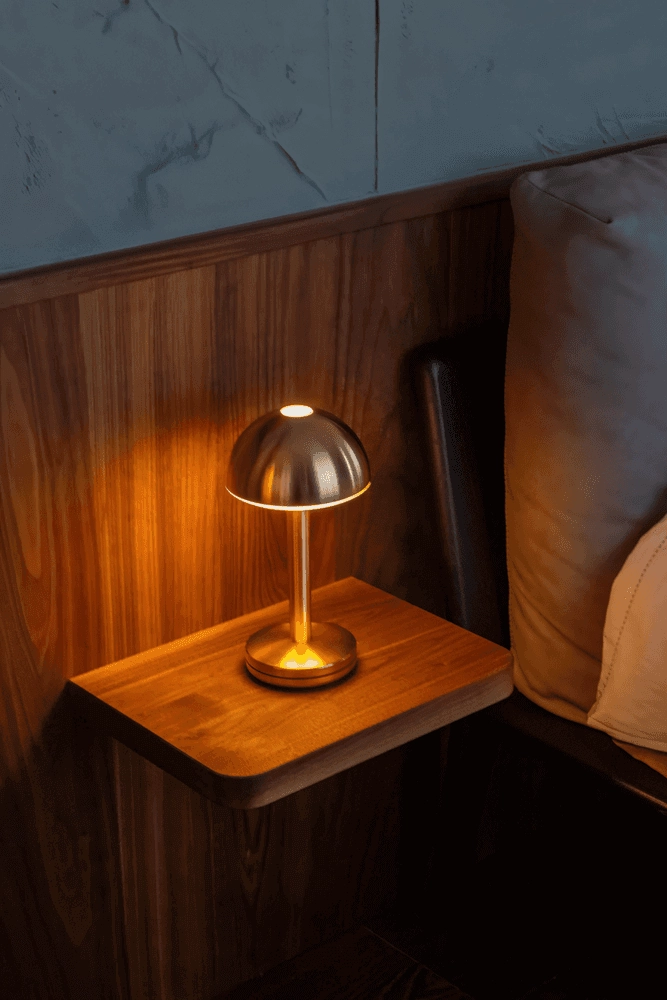 Rechargeable table lamp Bug Gold Humble 7446023313339