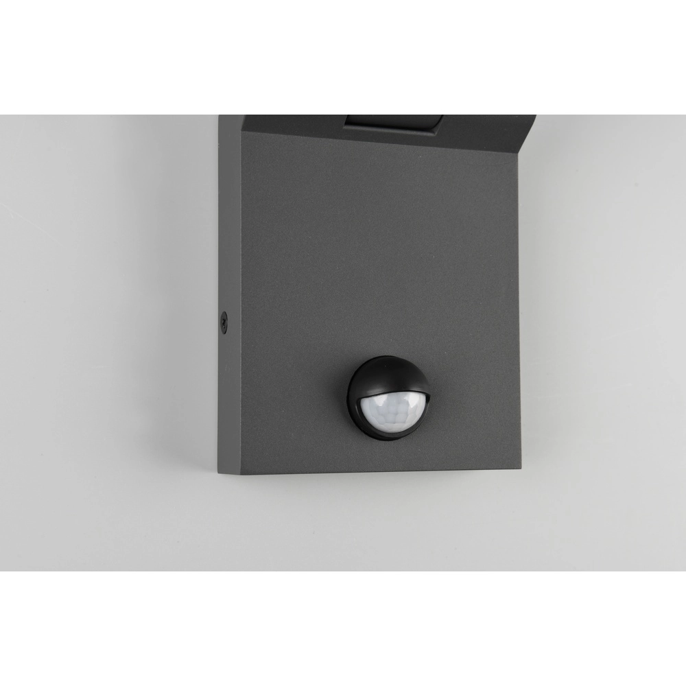 Strakke wandlamp Adour antraciet met sensor Trio 4017807603408