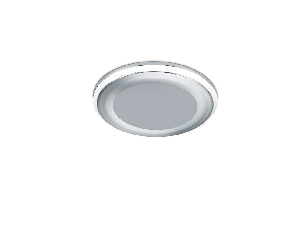LED inbouwspot Aura 8,2cm grijs Trio 4017807427660