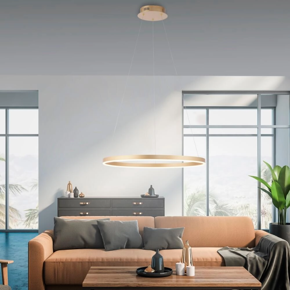 Hanglamp Ritus messing Just Light 4043689985653