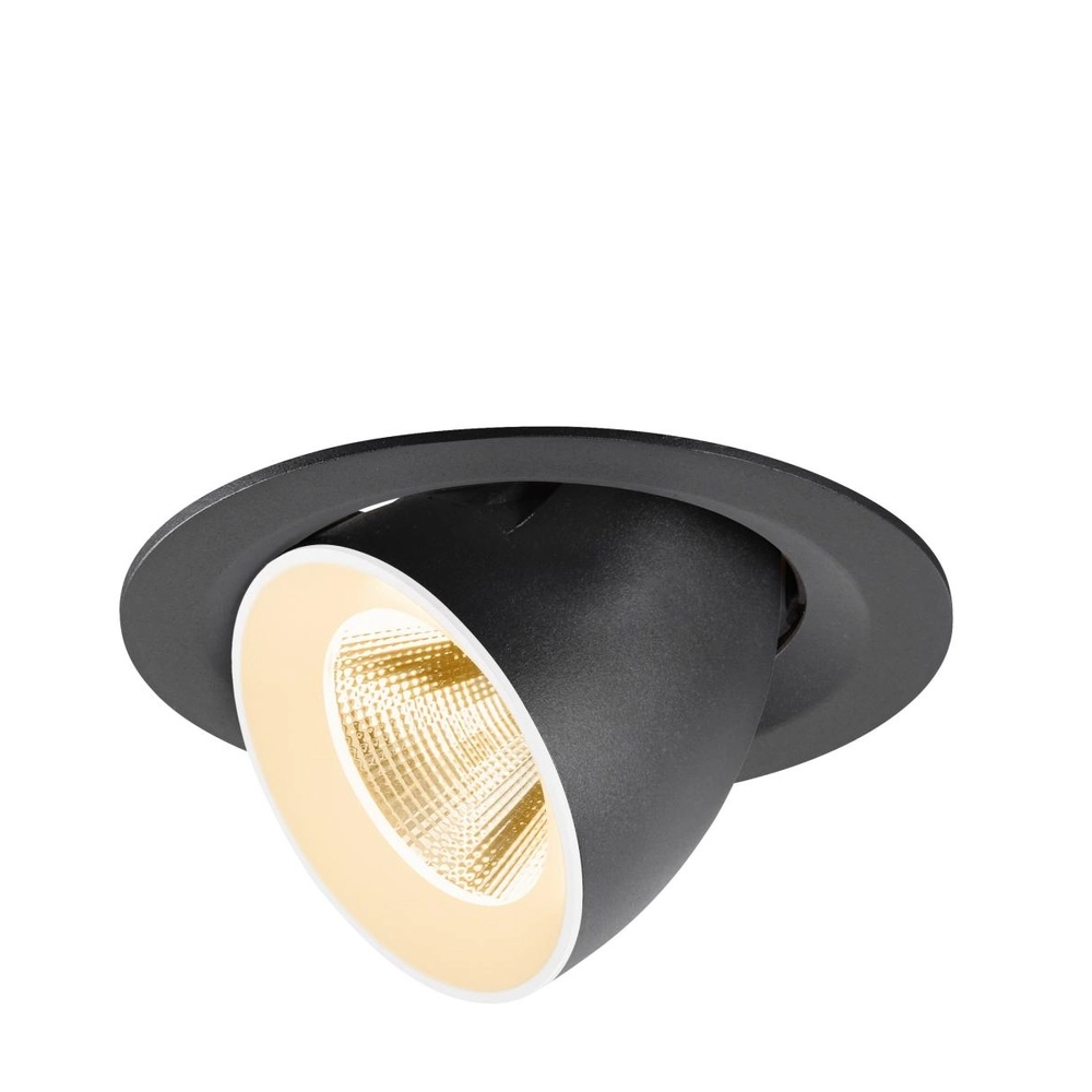 Inbouwspot Numinos Gimble M zwart/wit 2700K - 20gr