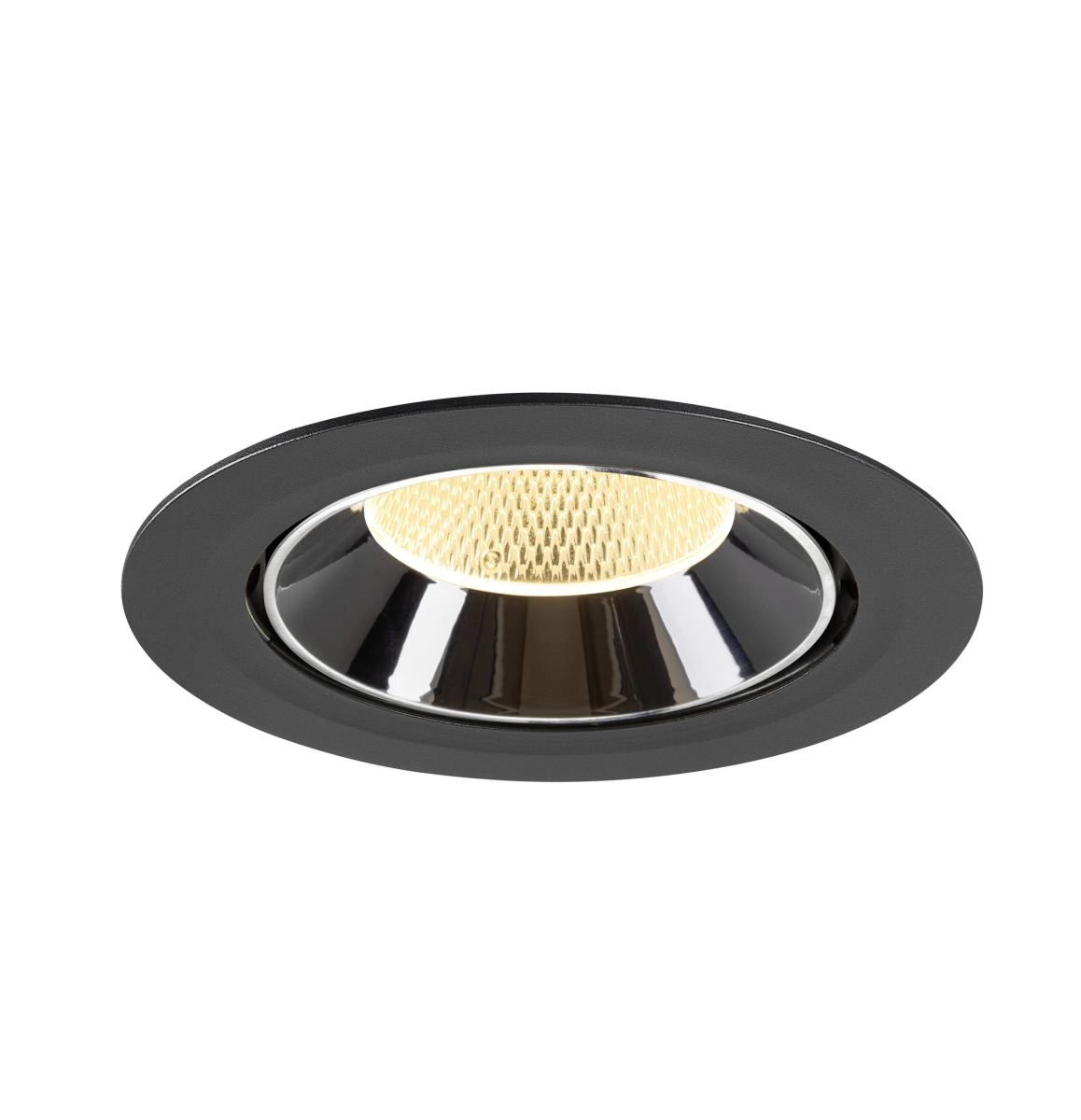 Inbouwspot Numinos Gimble XL zwart/chroom 3000K - 20gr SLV 4024163308700
