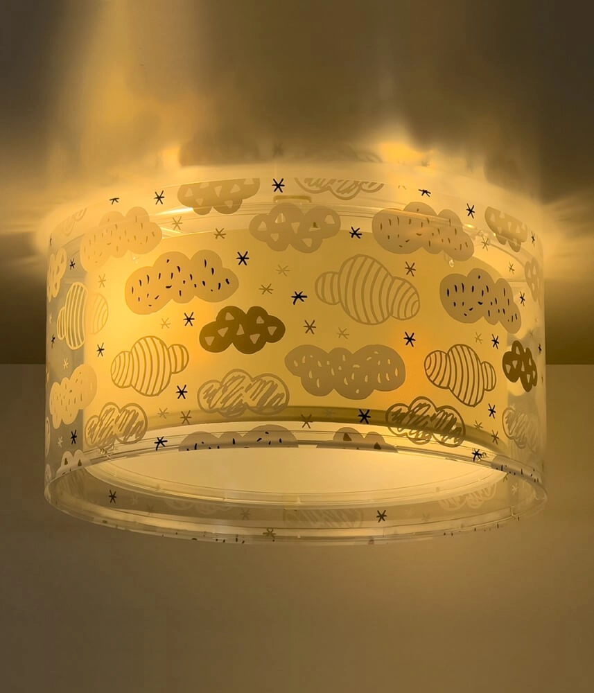 Wolken plafondlamp Clouds grijs Dalber 8420406003139
