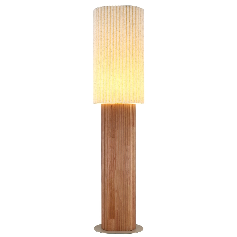Unieke vloerlamp Jannie bruin Globo 9007371592906