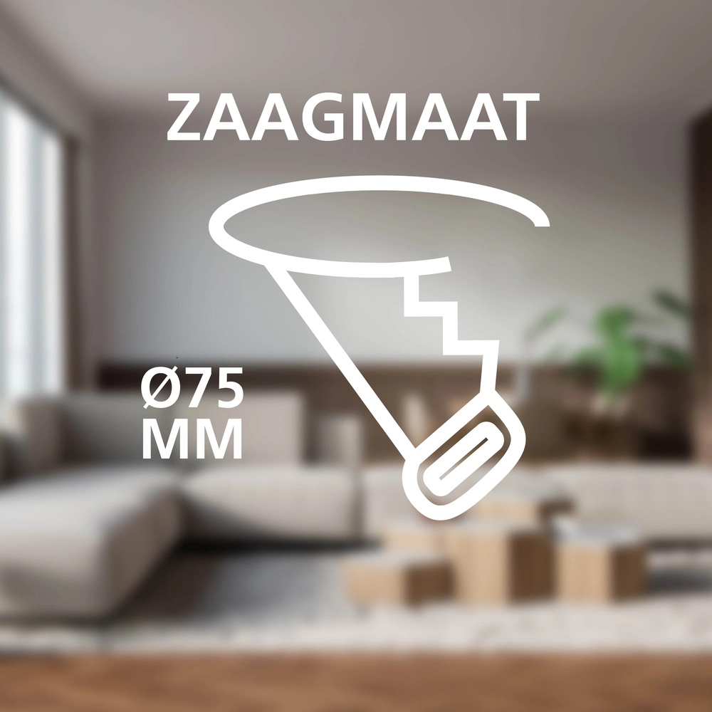 IP44 inbouwspot Fueva 6-Z Zigbee - wit - Ø 8,8cm Eglo 9008606330997