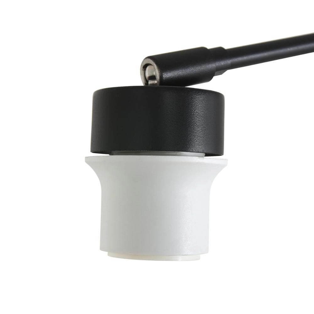 Wandlamp Prestige Chic zwart met bamboe kap Steinhauer 8712746172935