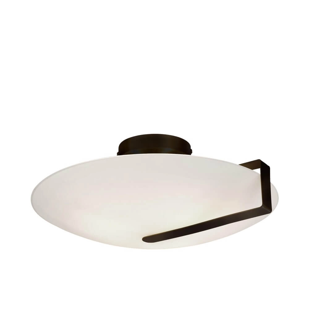Plafondlamp Sundial zwart Searchlight 5053423274751