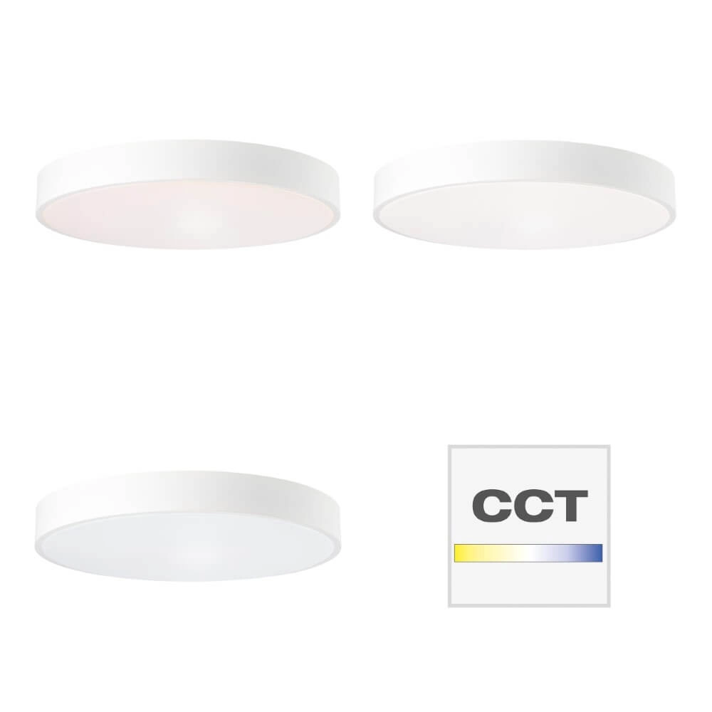 Witte led plafondlamp Slimline Ø 49cm Brilliant 4004353375842
