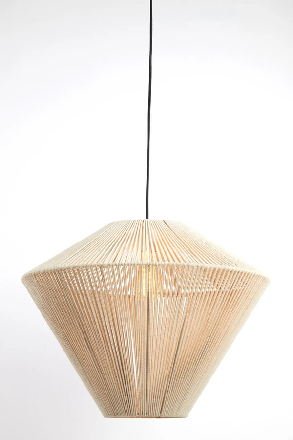Hanglamp japandi Felida Ø 53cm crème