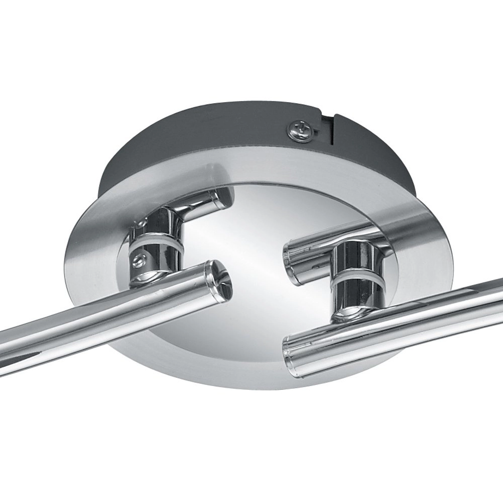 LED plafondspot Levisto 4-lichts nikkel mat Trio 4017807281712