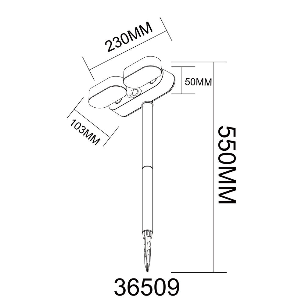 Priklamp Votaro zwart solar Globo 9007371510726