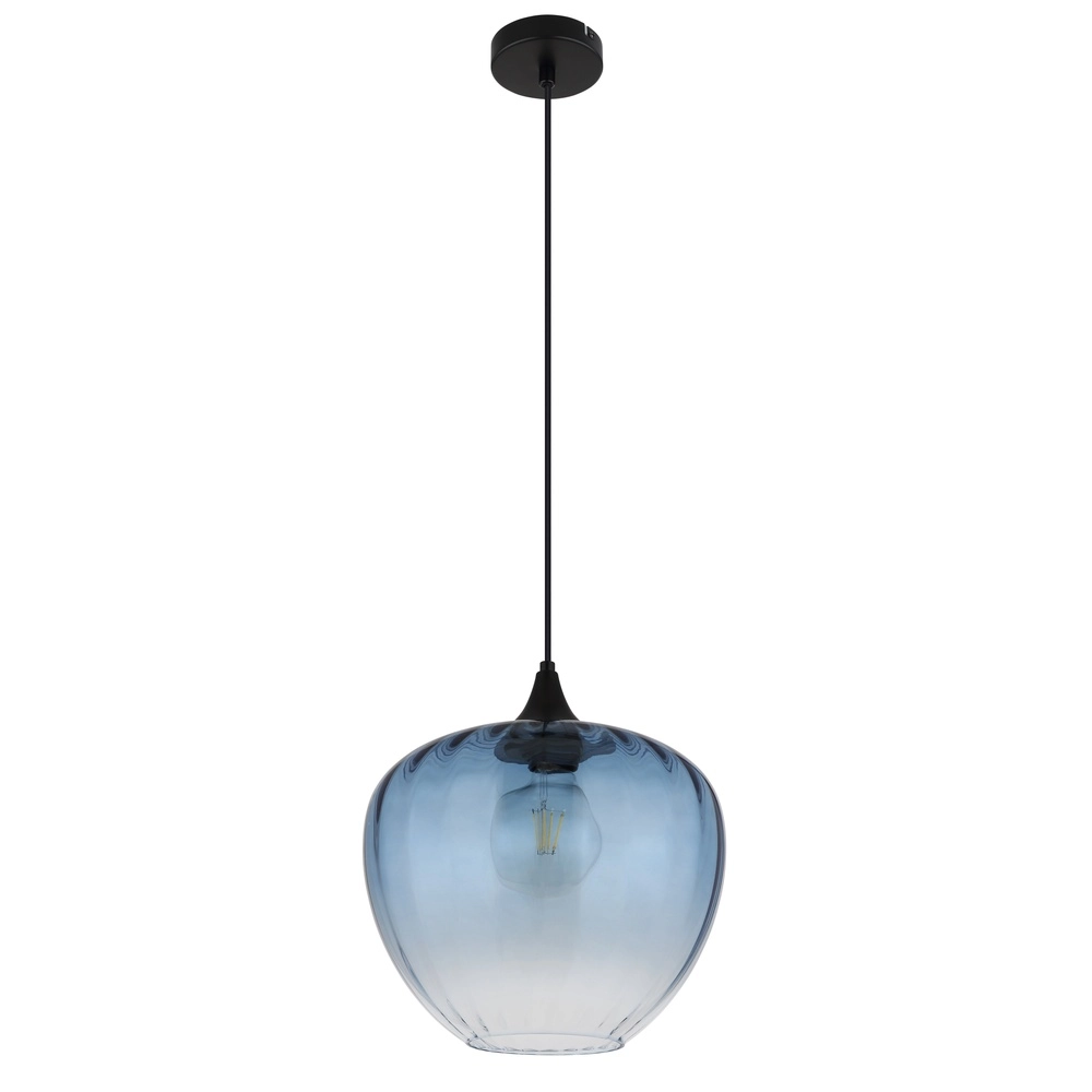Hanglamp Sander blauw glas Globo 9007371512126