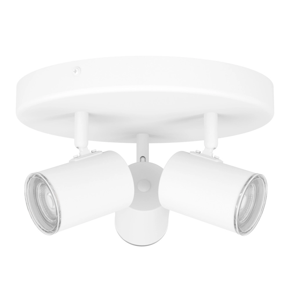 Opbouwspot Consuma 1 3-lichts rond wit