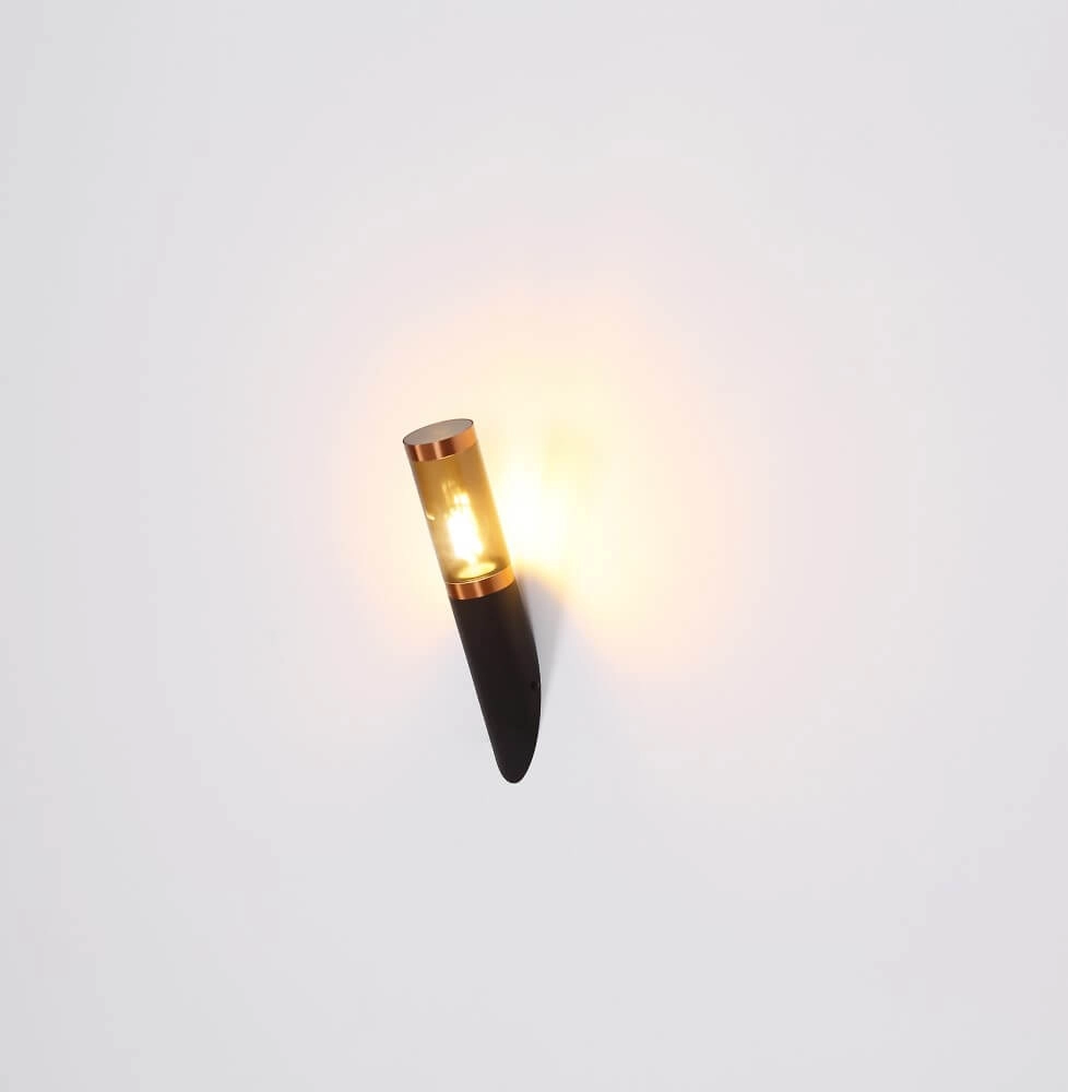 Outdoor lamp Boston black with red copper Globo 9007371436927