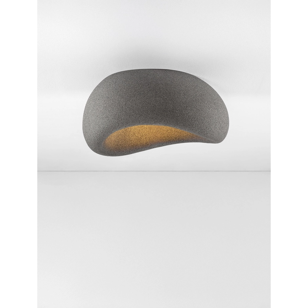 Natuurlijke plafondlamp Aere grijs 50cm Lyora 5212017476777