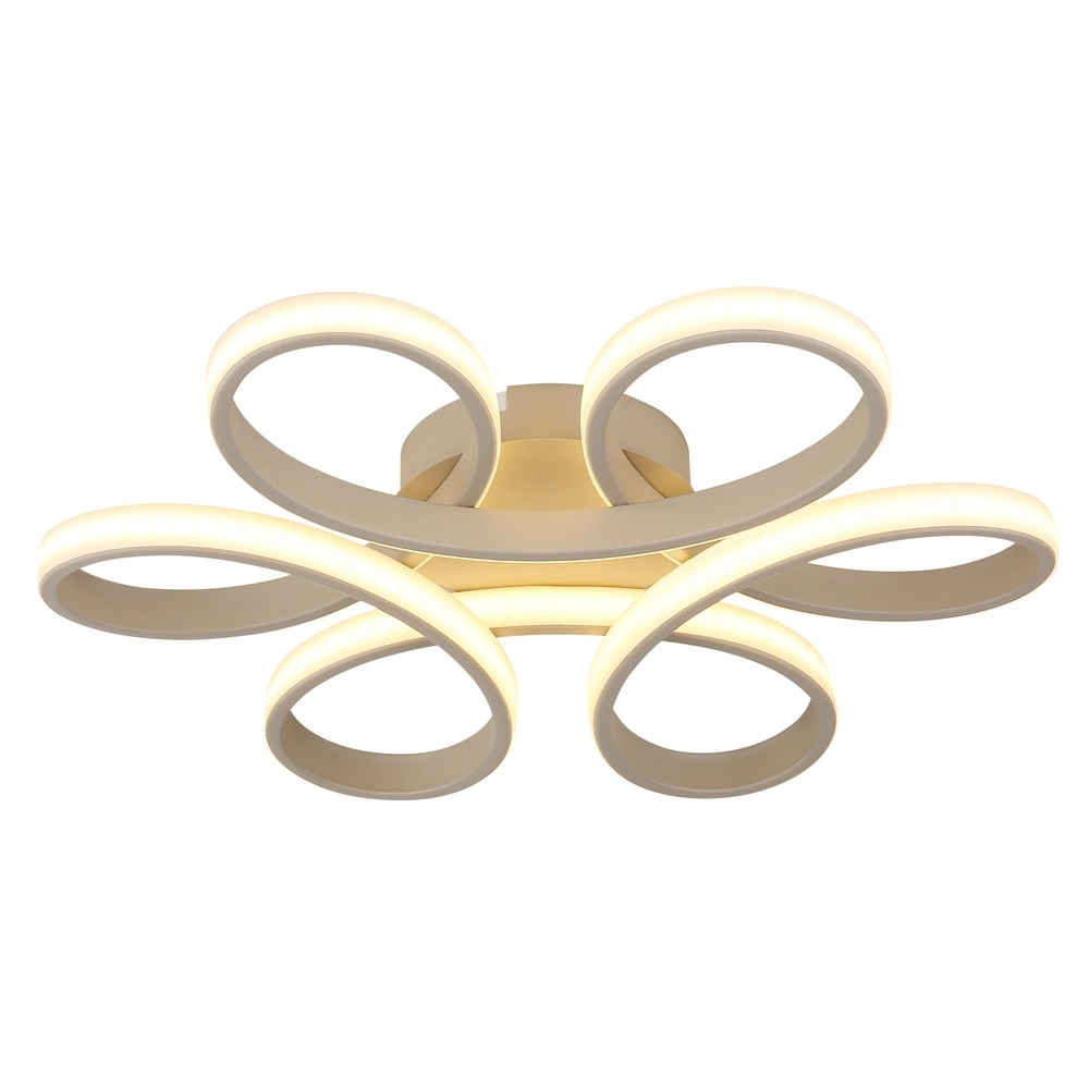 Design plafondlamp Orbita zand bruin
