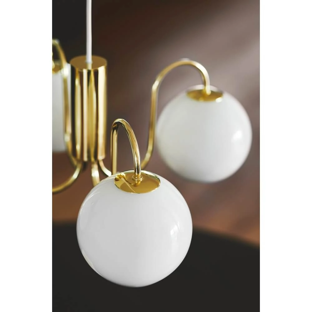 Hanglamp Franca 4-lichts messing Nordlux 5704924015892