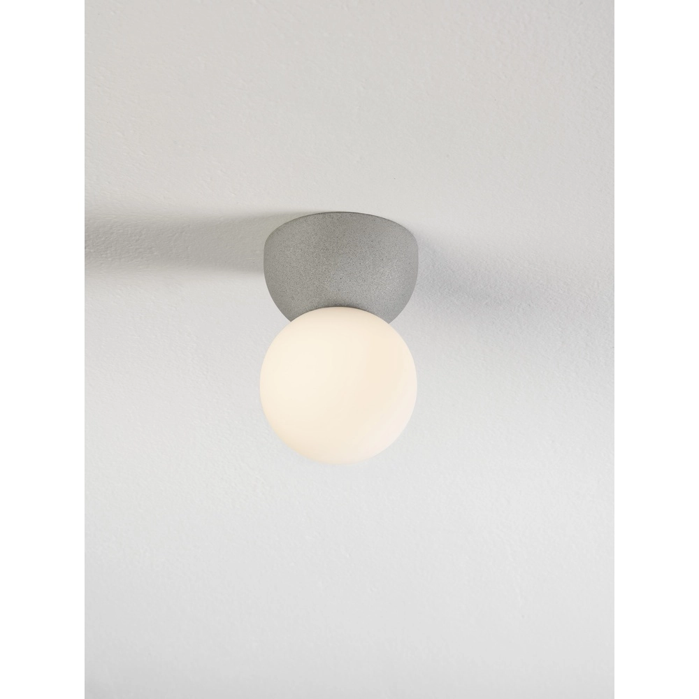 Plafondlamp Zero betongrijs met wit Lyora 5212017464453