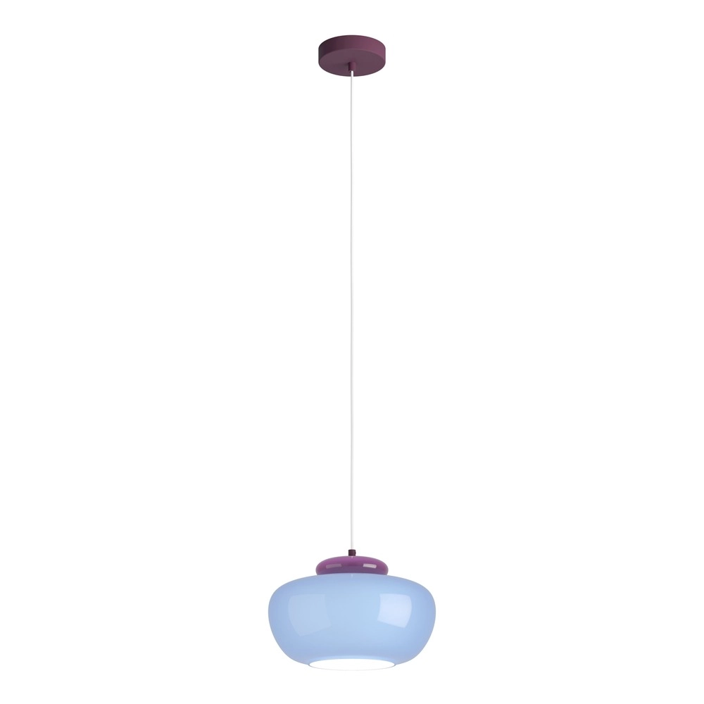 Design hanglamp Berardelli blauw met paars Ø 30cm Eglo 9008606404988