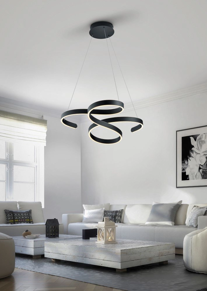 Design hanglamp Francis Ø 72cm Trio 4017807445343