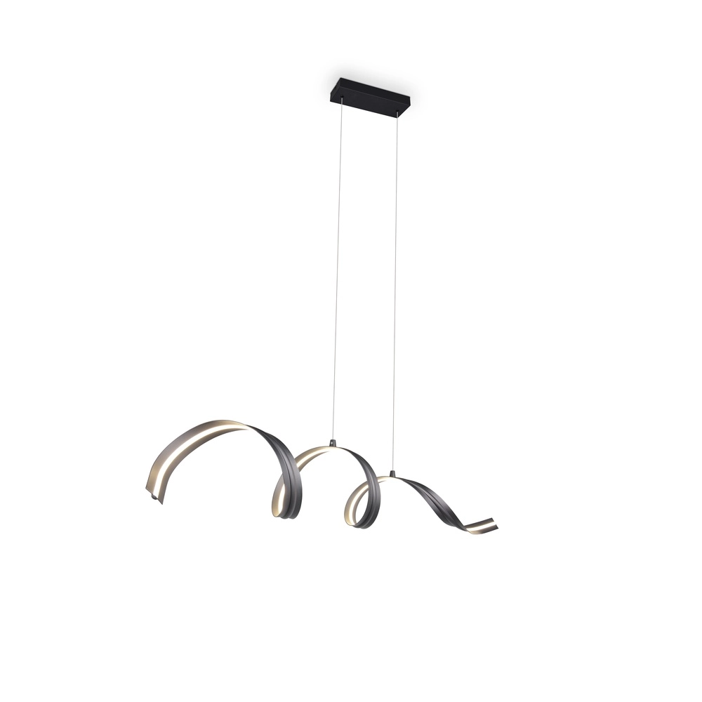 Moderne hanglamp Tivor zwart