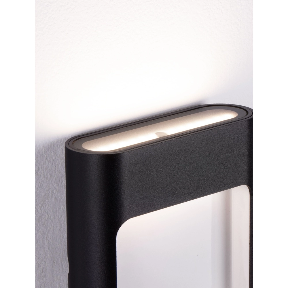 Zwarte wandlamp Tall up en down Lyora 5212017453488