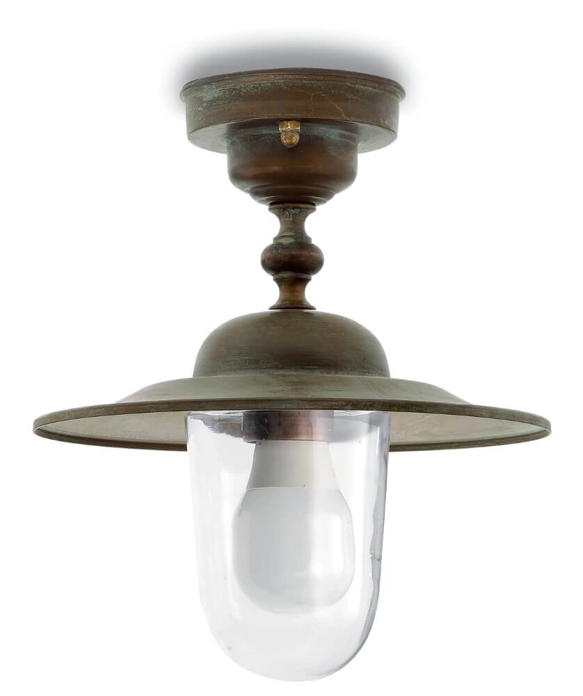 Landelijke hanglamp Casale S - verouderd messing