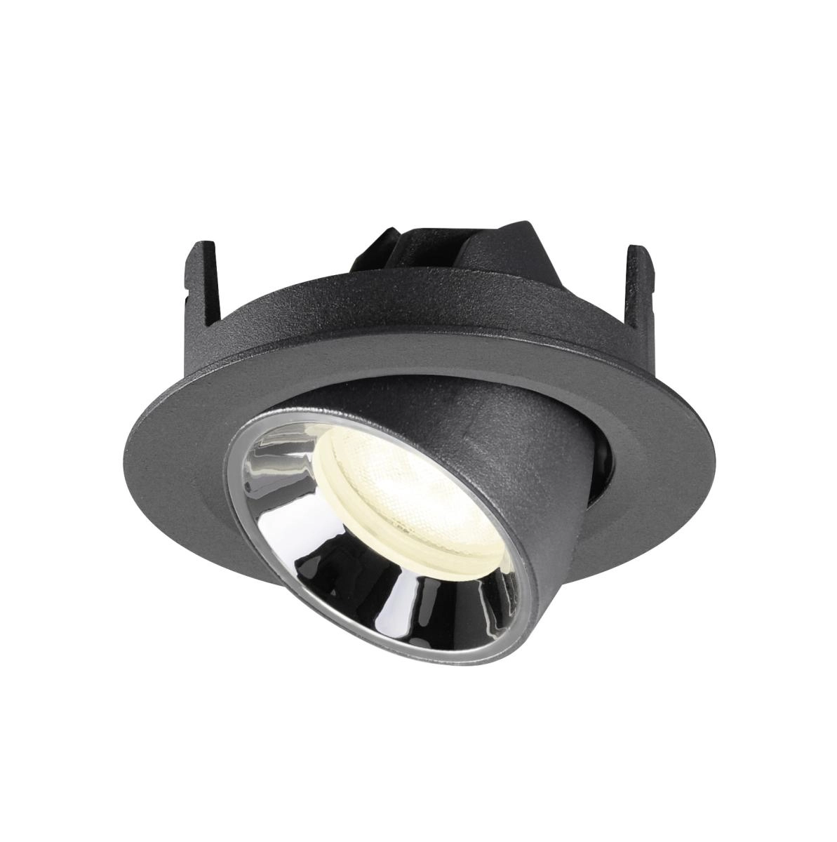 Inbouwspot Numinos Gimble XS zwart/chroom 4000K - 55gr SLV 4024163306843