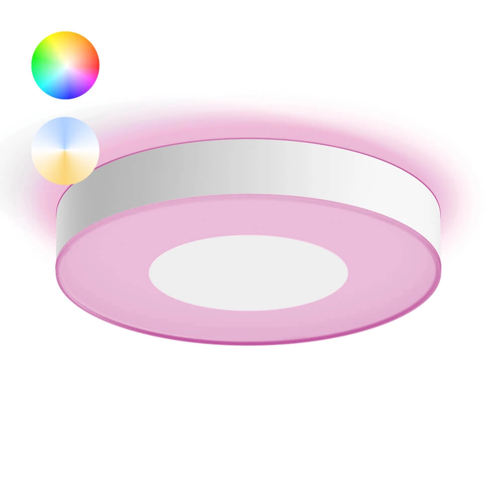 Plafondlamp Hue Infuse L - White and color Ø 42,5cm wit Philips 8718696176511