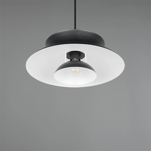 Hanglamp design Amarila zwart Ø 40cm Trio 4017807682786