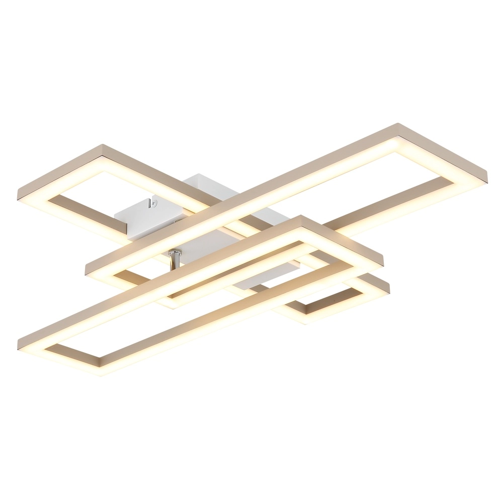 Moderne plafondlamp Wilton zand bruin 40cm Globo 9007371575800