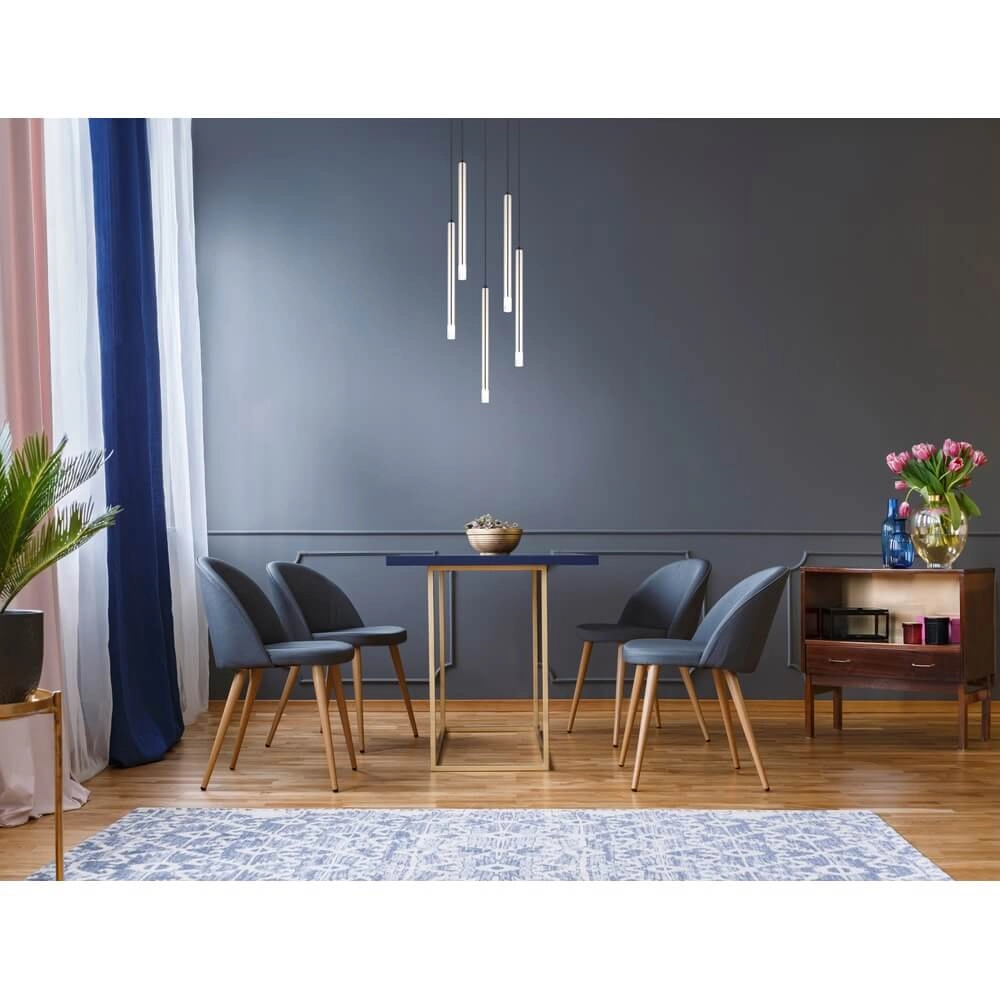 Design hanglamp Ryan 5-lichts nikkel Globo 9007371475056