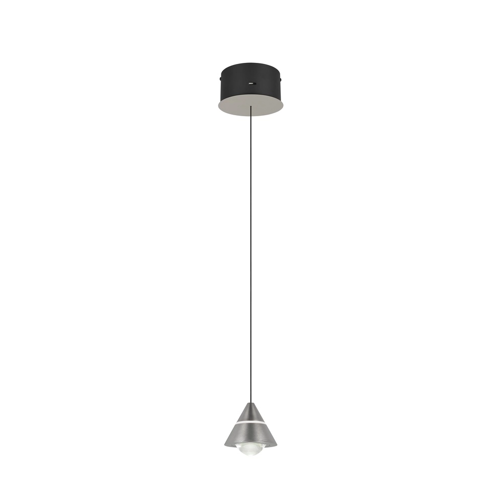 Design hanglamp Romeo enkel nikkel Trio 4017807667745