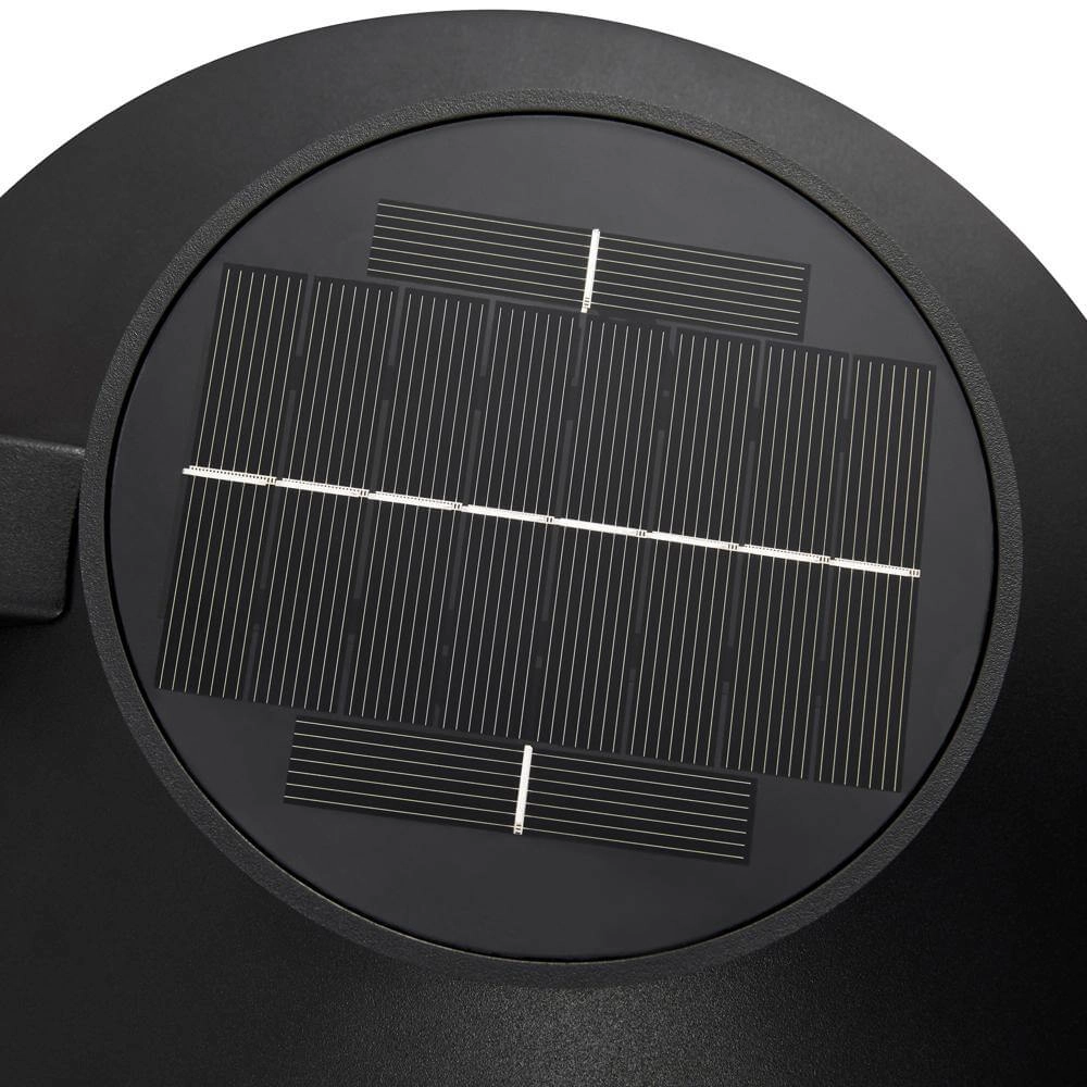 Solar wandlamp Justina zwart Nordlux 5704924017544