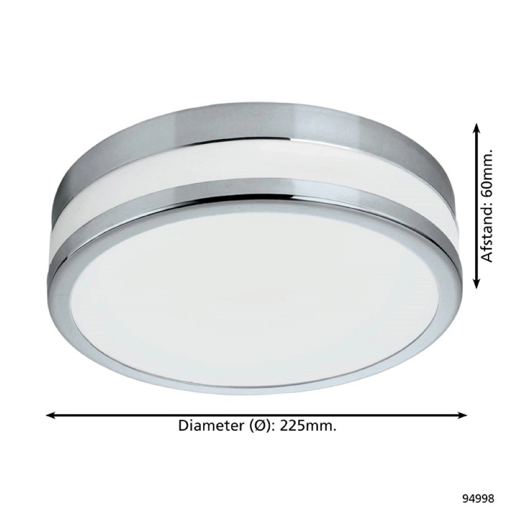 Led plafondlamp Led Palermo 22,5cm Eglo 9002759949983