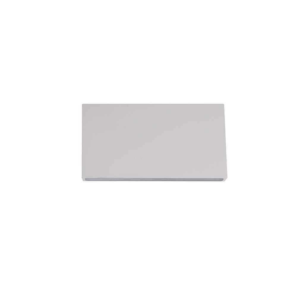 Platte muurspot Box 17cm - wit