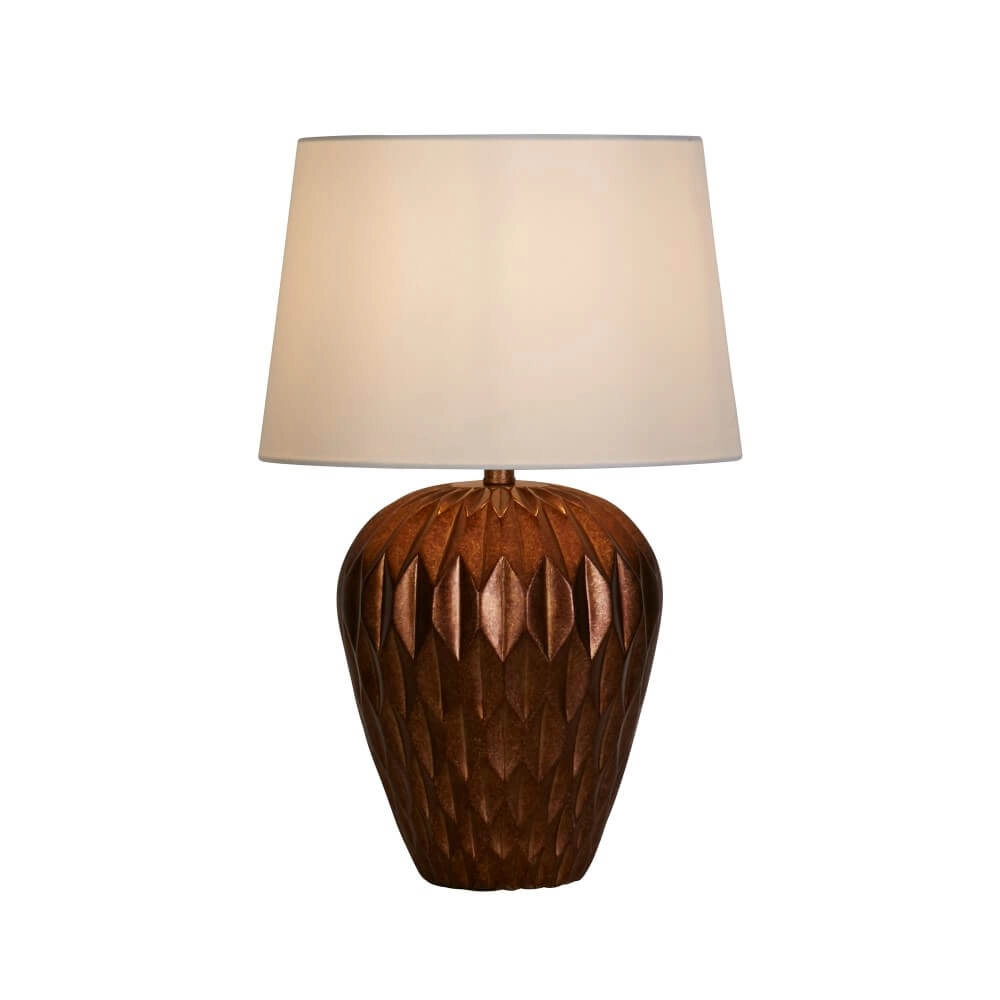 Schemerlamp Rosetta brons